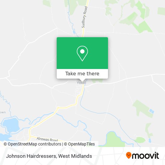 Johnson Hairdressers map
