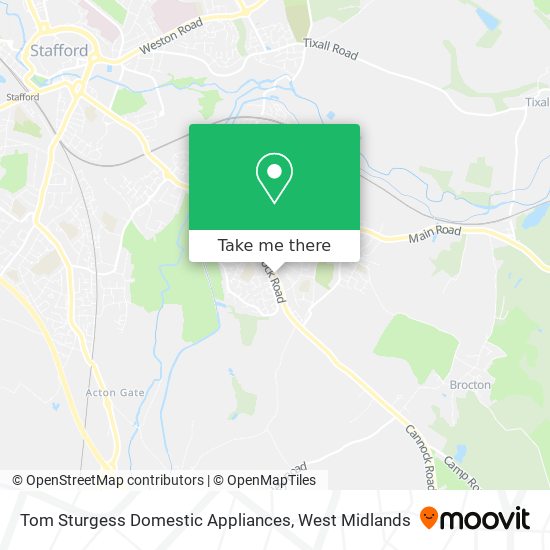 Tom Sturgess Domestic Appliances map