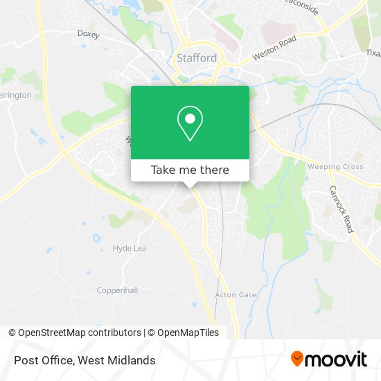 Post Office map