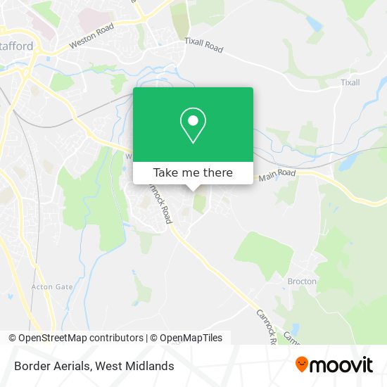 Border Aerials map