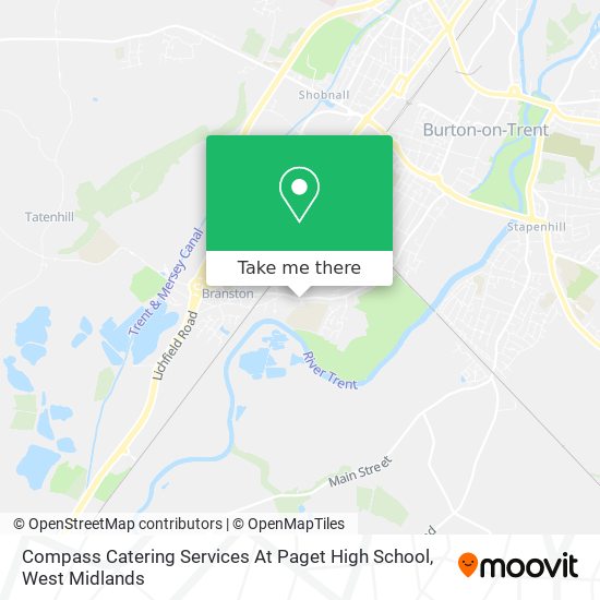 Compass Catering Services At Paget High School map