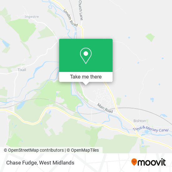 Chase Fudge map