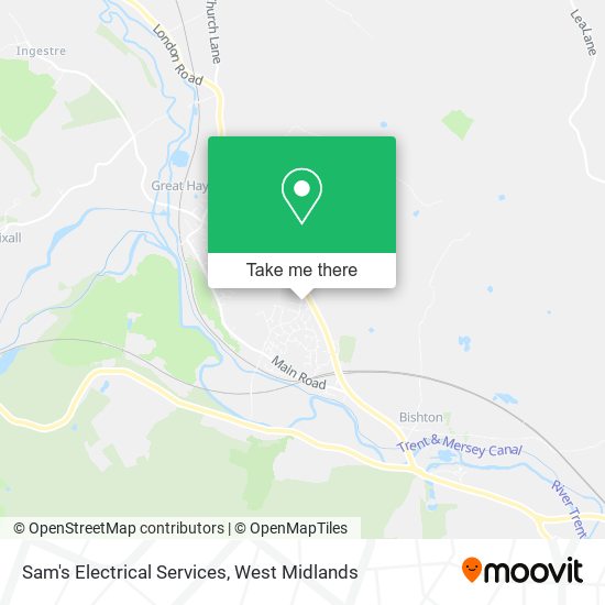 Sam's Electrical Services map