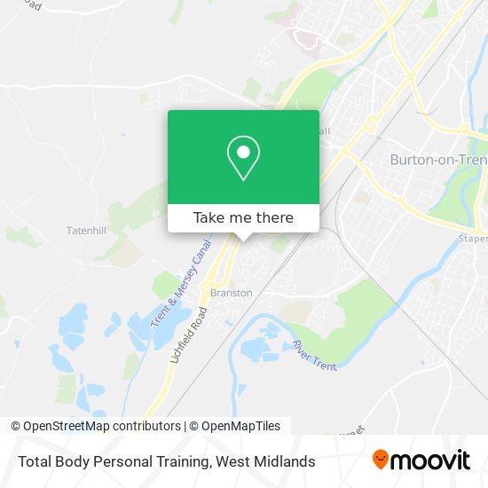 Total Body Personal Training map