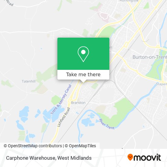 Carphone Warehouse map