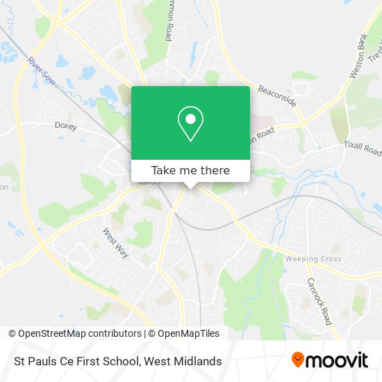 St Pauls Ce First School map