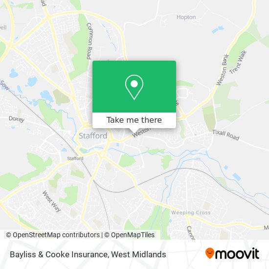 Bayliss & Cooke Insurance map