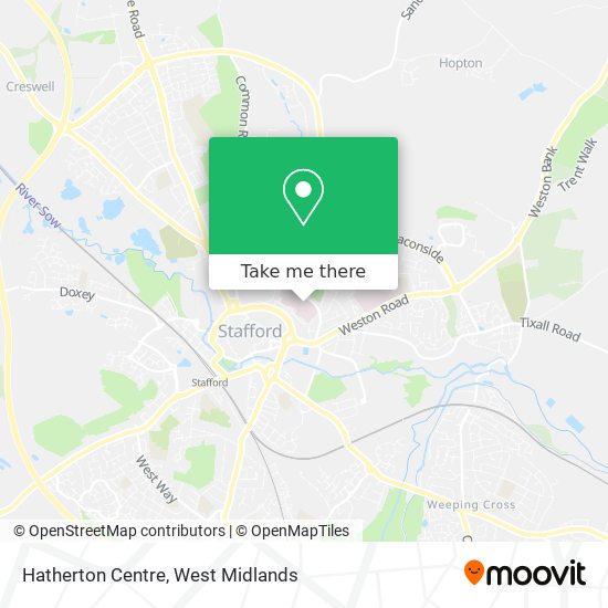 Hatherton Centre map