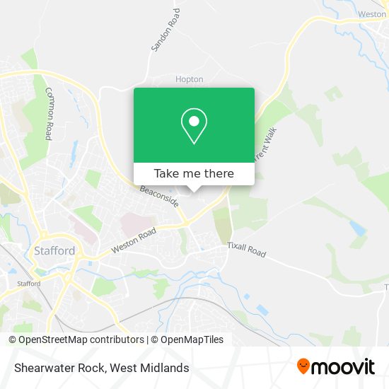 Shearwater Rock map