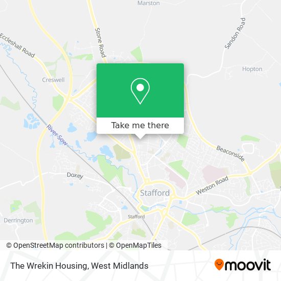 The Wrekin Housing map