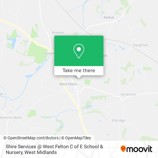 Shire Services @ West Felton C of E School & Nursery map