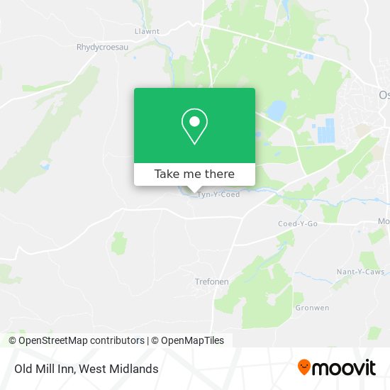Old Mill Inn map
