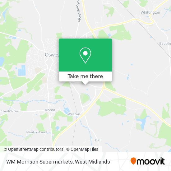 WM Morrison Supermarkets map