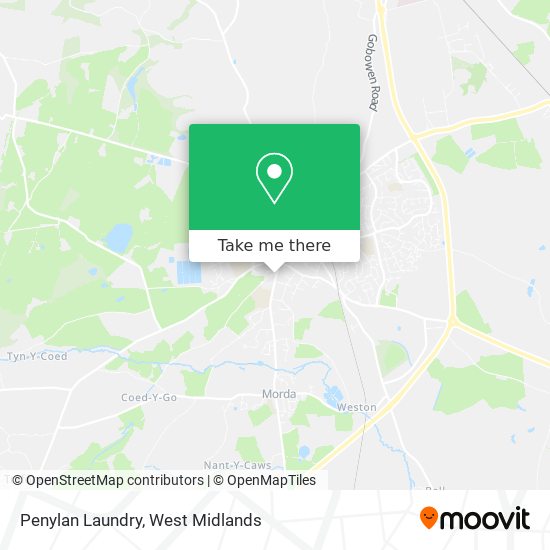 Penylan Laundry map
