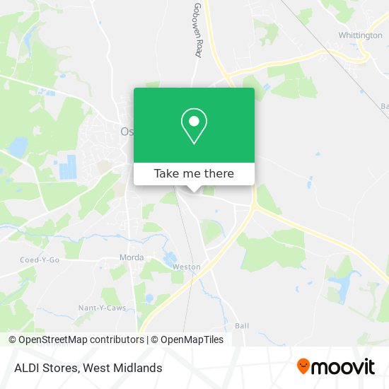 ALDI Stores map