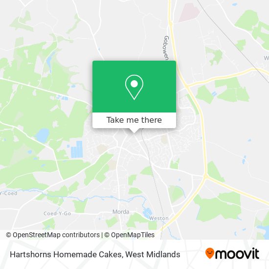 Hartshorns Homemade Cakes map