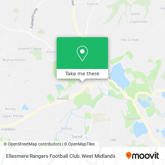 Ellesmere Rangers Football Club map