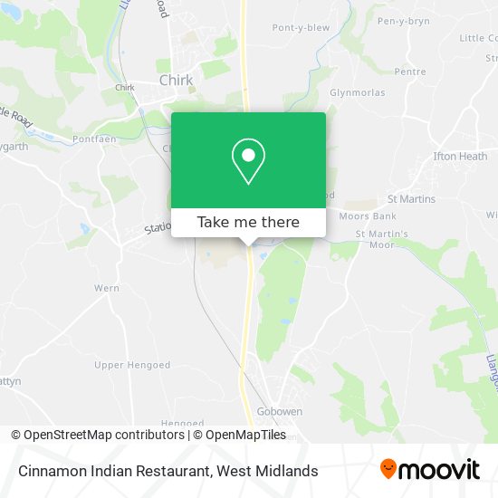 Cinnamon Indian Restaurant map