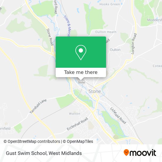 Gust Swim School map