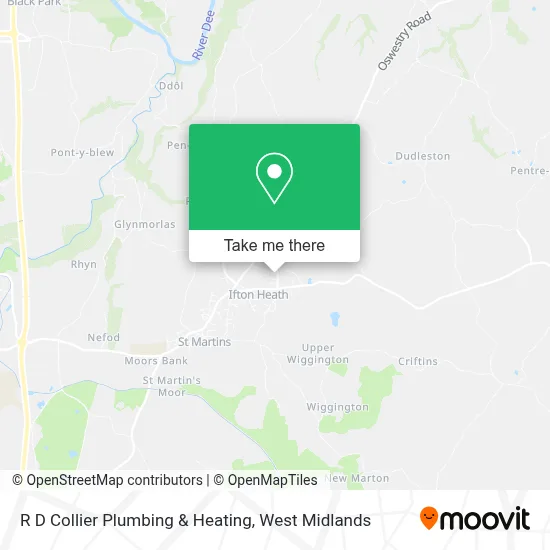 R D Collier Plumbing & Heating map
