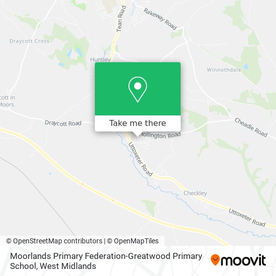 Moorlands Primary Federation-Greatwood Primary School map