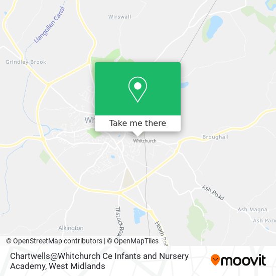 Chartwells@Whitchurch Ce Infants and Nursery Academy map