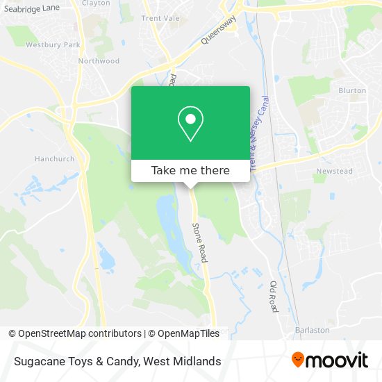 Sugacane Toys & Candy map