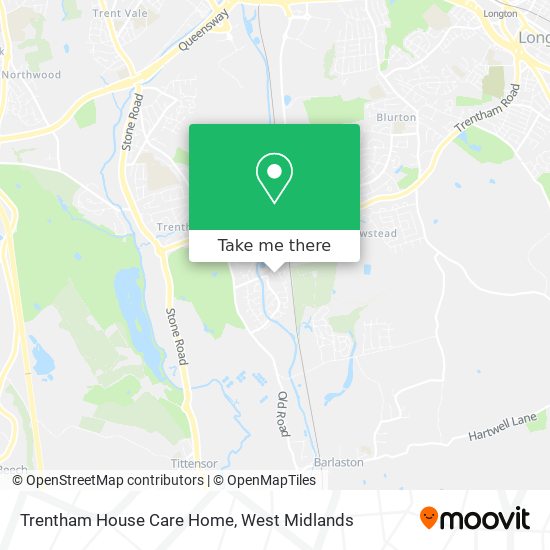 Trentham House Care Home map