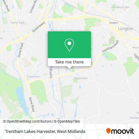 Trentham Lakes Harvester map