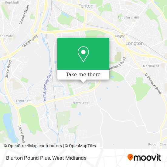 Blurton Pound Plus map