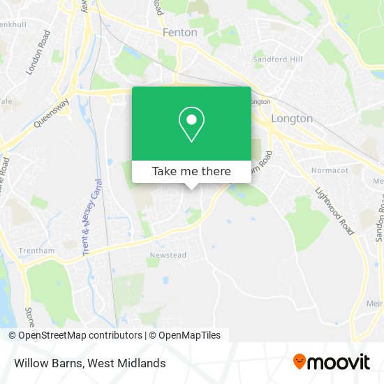 Willow Barns map