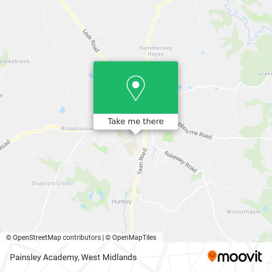 Painsley Academy map