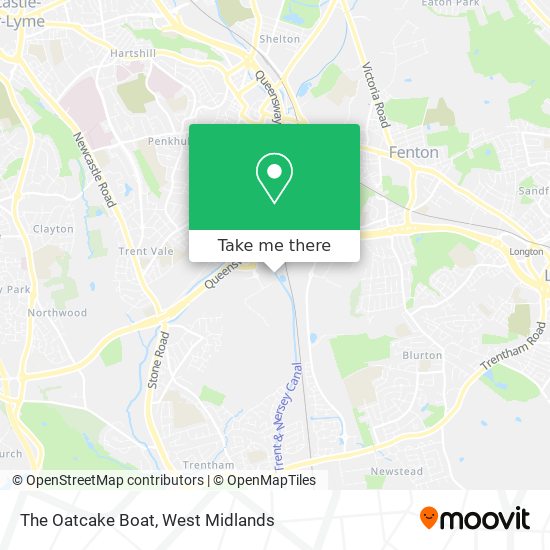 The Oatcake Boat map