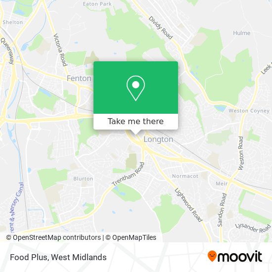 Food Plus map