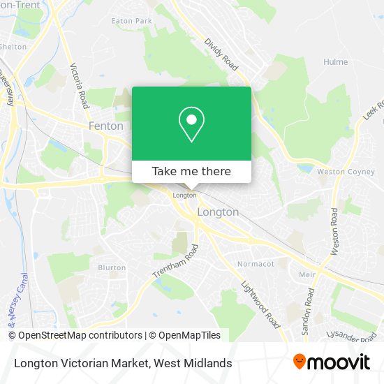 Longton Victorian Market map
