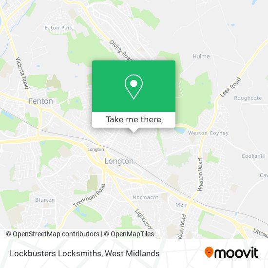 Lockbusters Locksmiths map