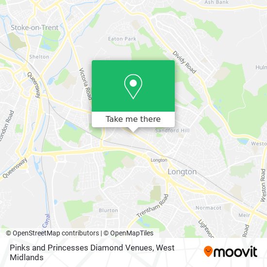 Pinks and Princesses Diamond Venues map