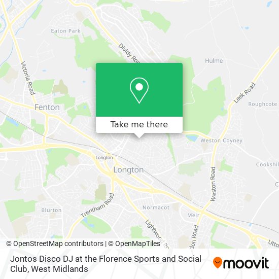 Jontos Disco DJ at the Florence Sports and Social Club map