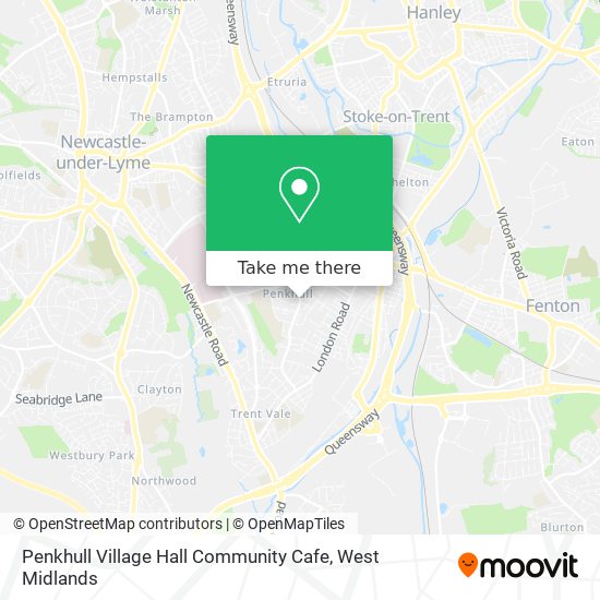 Penkhull Village Hall Community Cafe map