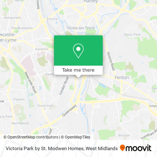 Victoria Park by St. Modwen Homes map