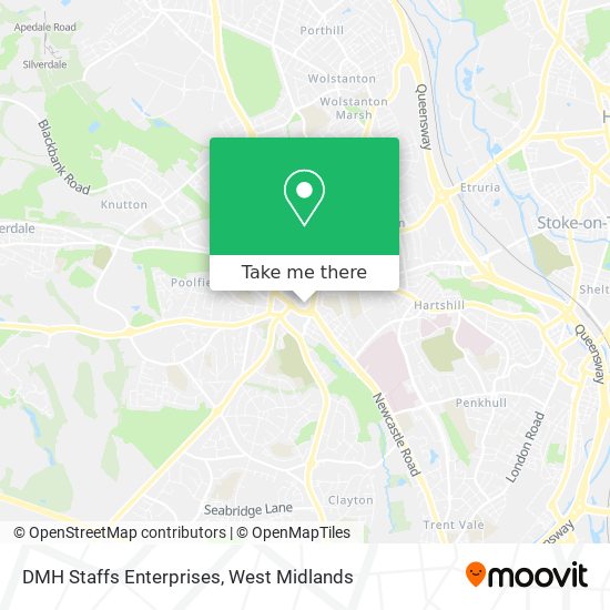 DMH Staffs Enterprises map