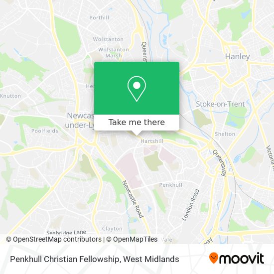 Penkhull Christian Fellowship map