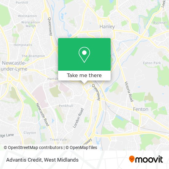 Advantis Credit map