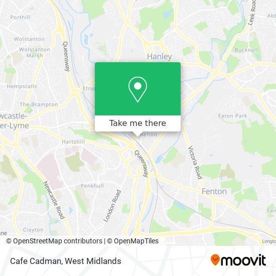 Cafe Cadman map