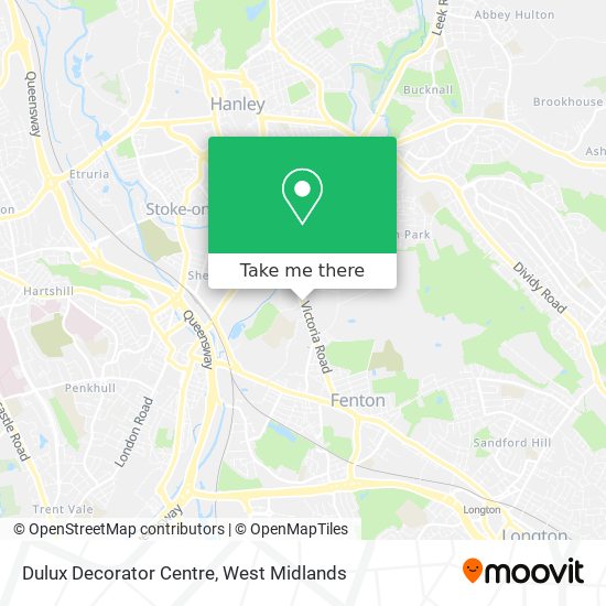 Dulux Decorator Centre map