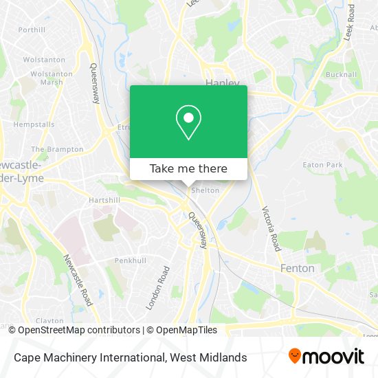 Cape Machinery International map