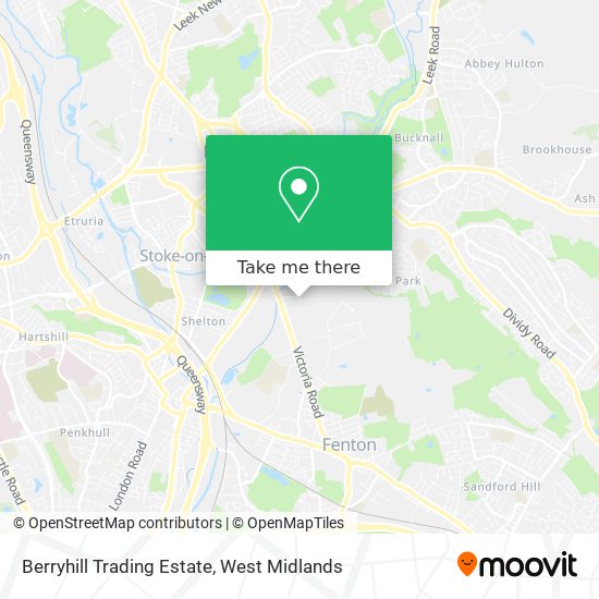 Berryhill Trading Estate map