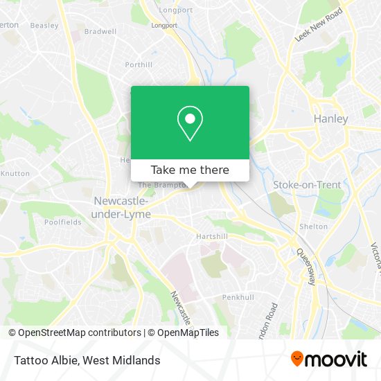Tattoo Albie map