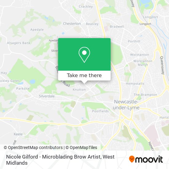 Nicole Gilford - Microblading Brow Artist map