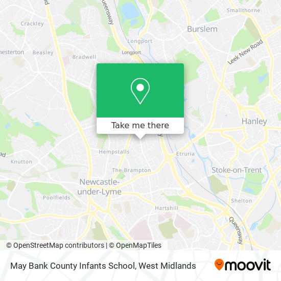 May Bank County Infants School map